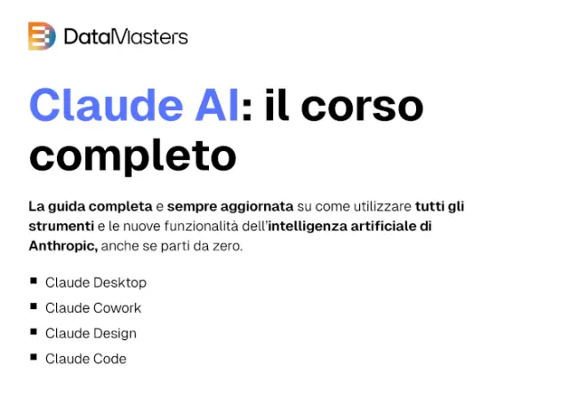 Claude AI: il corso completo – Data Masters