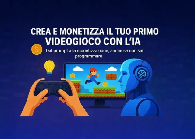 Crea e Monetizza il tuo primo Gioco con l’IA – Andrea Zamuner Cervi
