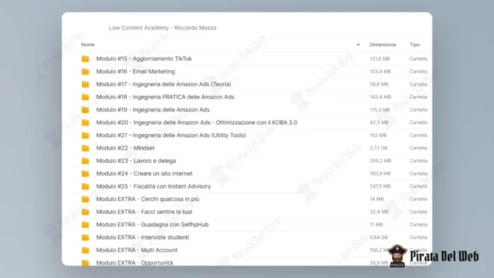 Low Content Academy – Riccardo Mazza - immagine 3