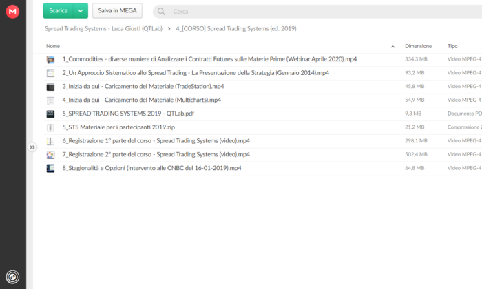 Spread Trading Systems – Luca Giusti (QTLab) - immagine 6